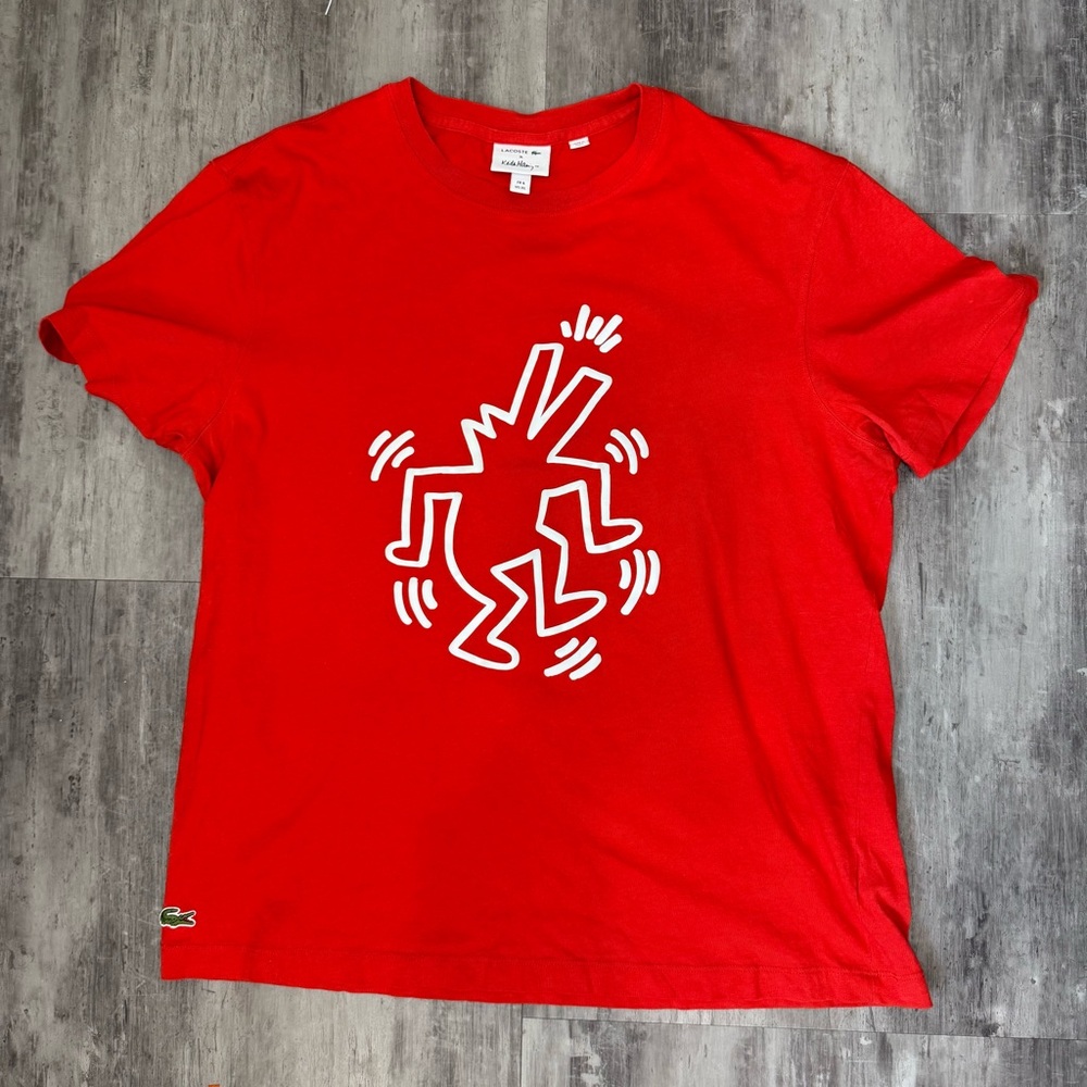 Lacoste x Keith Haring collaboration t-shirt Size XL‎